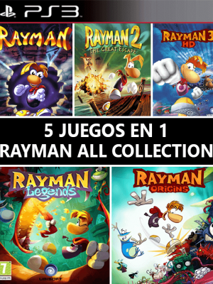 5 JUEGOS EN 1 RAYMAN COLECCION PS3